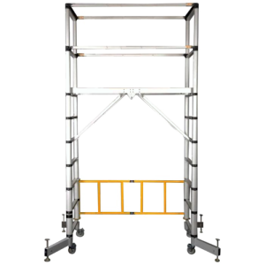 Aluminium and GRP telescopic scaffold tower