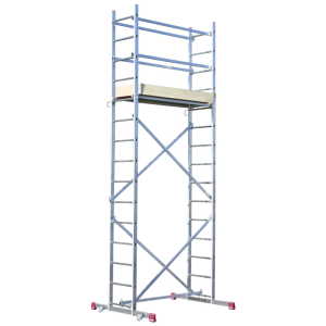 DIY two storey aluminium scaffold tower