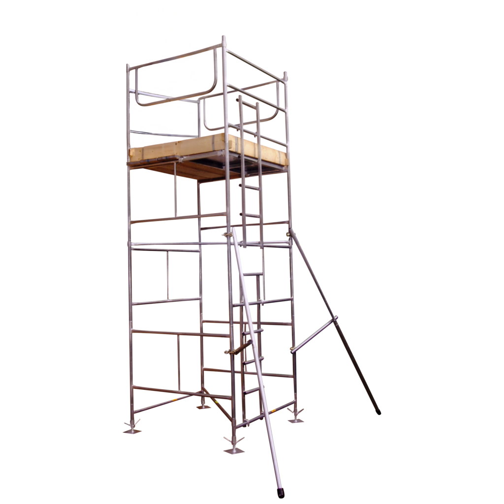 Economy Galvanised Steel Scaffold Tower with 6 x 4 feet base