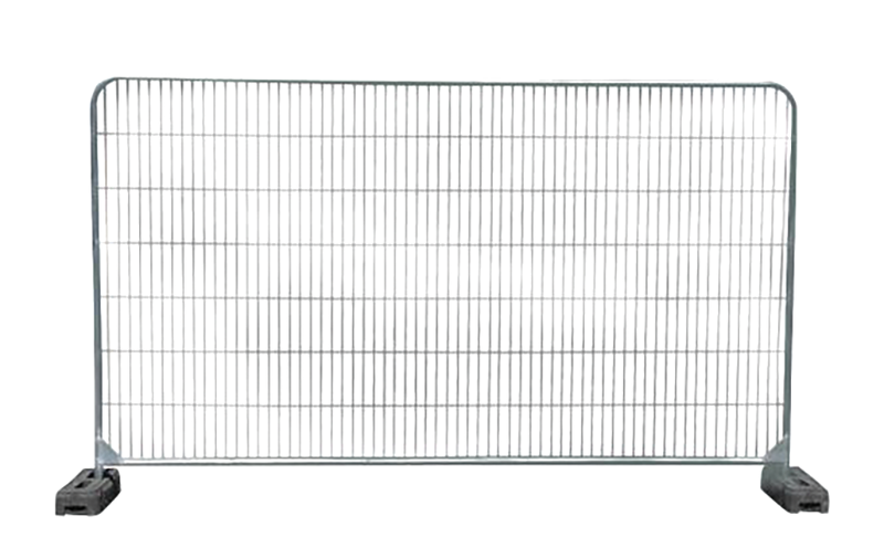 Construction site temporary fencing