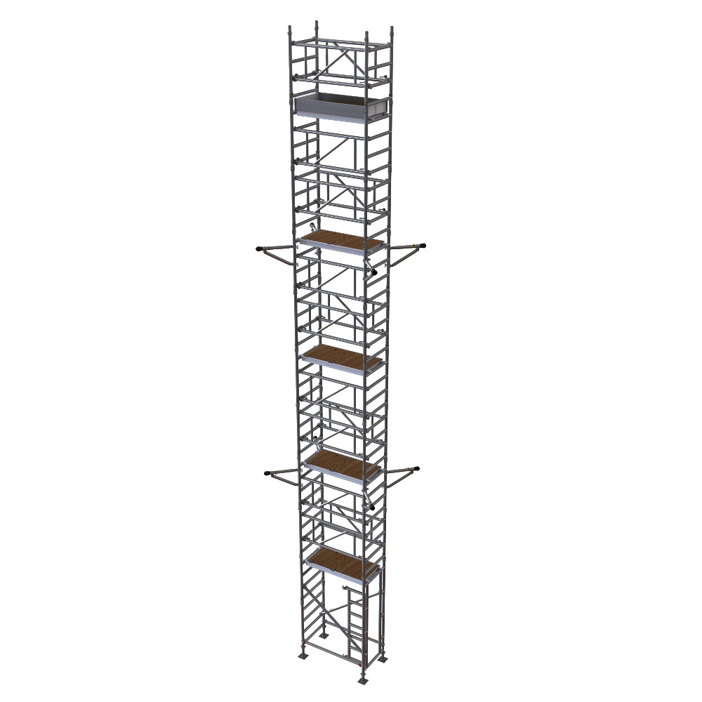 Tall lift shaft tower